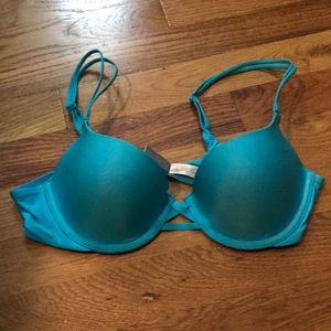 Sexy Bright Blue T-Shirt Bra